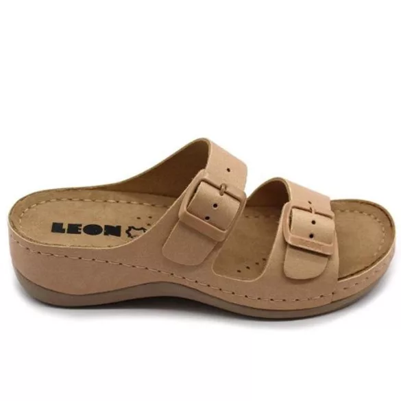 Leon Comfort női papucs-908 Bezs