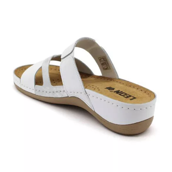 Leon Comfort női papucs-909 White
