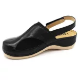 Leon Comfort női szandál-913 Fekete
