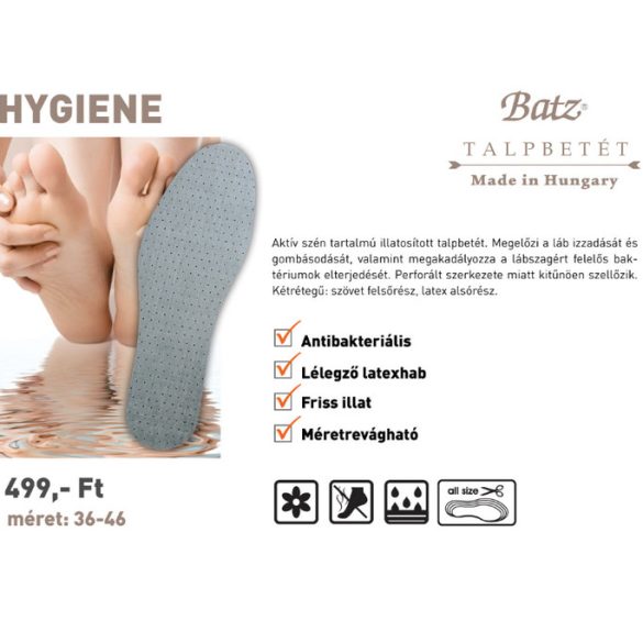 Batz talp betét unisex Talpbetét-935 Hygiene