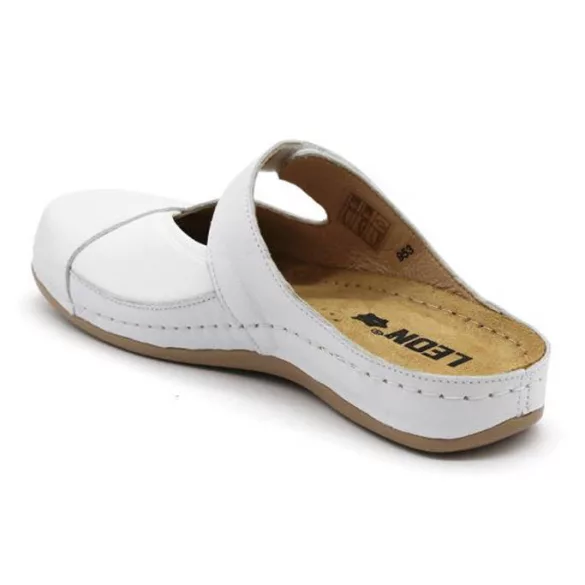 Leon Comfort női papucs-953 Fehér