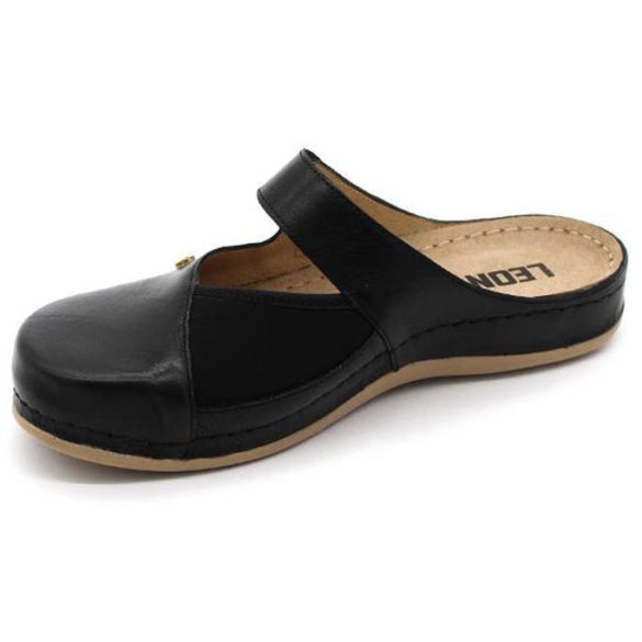 Leon Comfort női papucs-953 Fekete