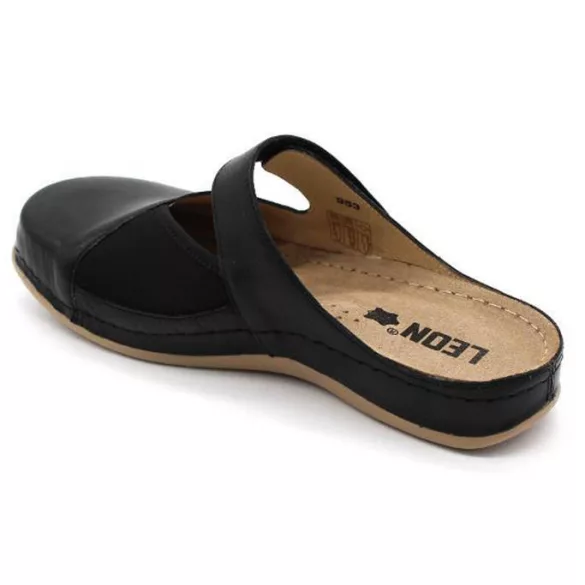 Leon Comfort női papucs-953 Fekete