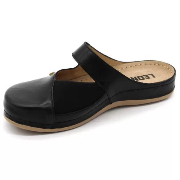 Leon Comfort női papucs-953 Fekete