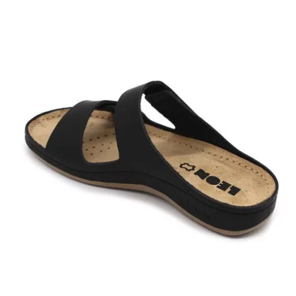 Leon Comfort női papucs-954 Fekete