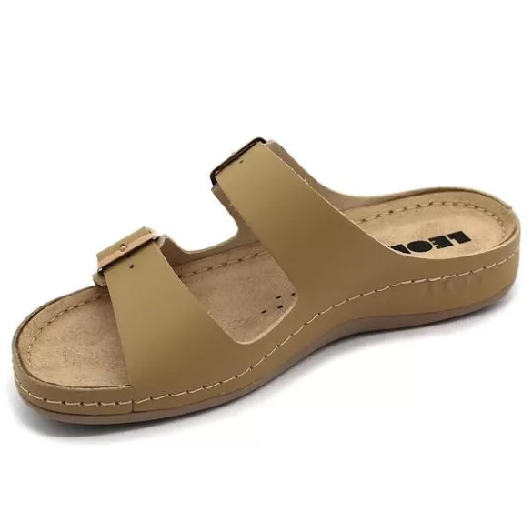Leon Comfort női papucs-955 Bezs