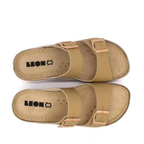 Leon Comfort női papucs-955 Bezs