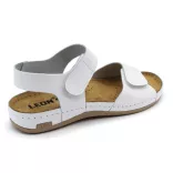 Leon Comfort női szandál-963 Fehér