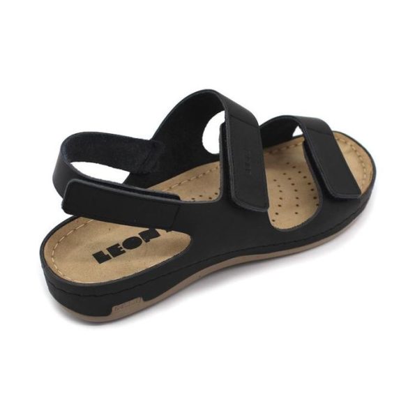 Leon Comfort női szandál-966 Fekete