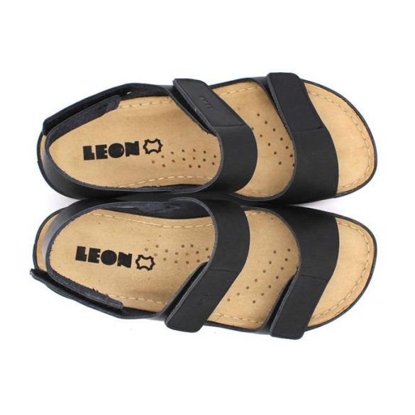 Leon Comfort női szandál-966 Fekete