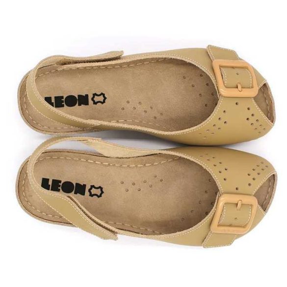 Leon Comfort női szandál-968 bezs