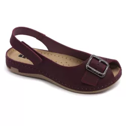 Leon Comfort női szandál-968 bordo