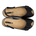 Leon Comfort női szandál-968 fekete