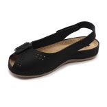 Leon Comfort női szandál-968 fekete