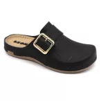 Leon Comfort női papucs-971 fekete-bakkar