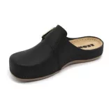 Leon Comfort női papucs-971 fekete-bakkar