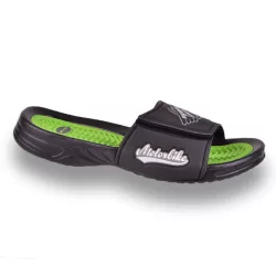 Kiárusítás gyerek papucs-Super Gear - A8786 black-green