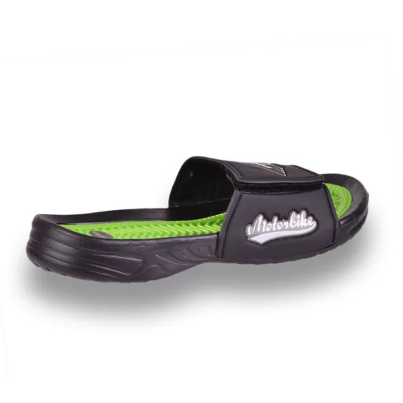 Kiárusítás gyerek papucs-Super Gear - A8786 black-green