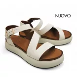 Inuovo női szandál-A96001 Crema