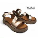 Inuovo női szandál-A96001 Metal-ash