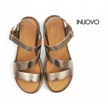 Inuovo női szandál-A96001 Metal-ash