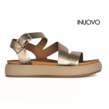 Inuovo női szandál-A96001 Metal-ash
