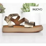 Inuovo női szandál-A96001 Metal-ash