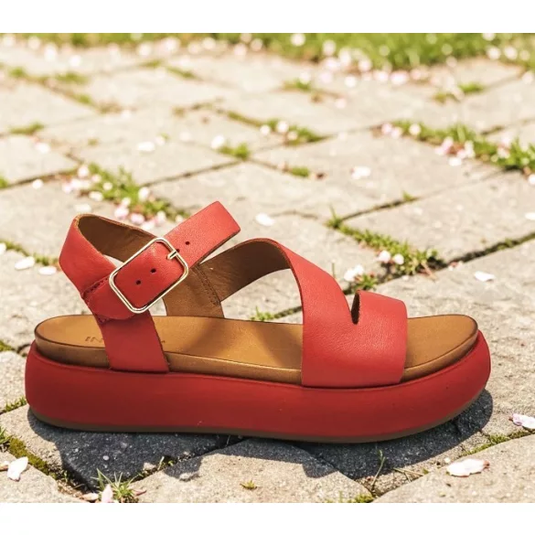 Inuovo női szandál-A96001 Raspberry