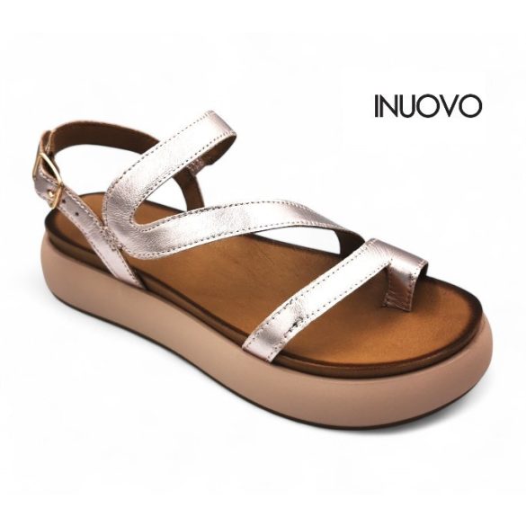 Inuovo női szandál-A96003 Metal-rose
