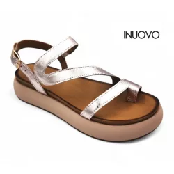 Inuovo női szandál-A96003 Metal-rose