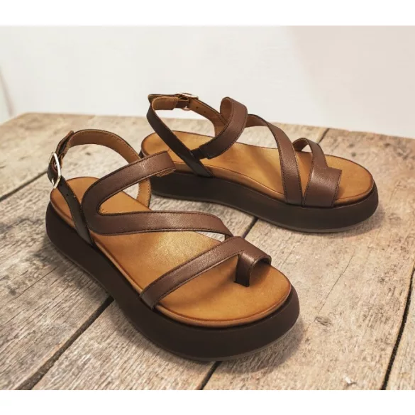 Inuovo női szandál-A96003 Praline
