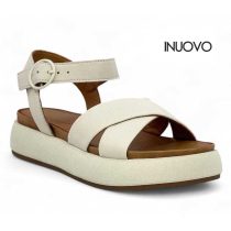 Inuovo női szandál-A96004 Crema