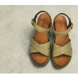 Inuovo női szandál-A96004 Green