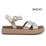 Inuovo női szandál-A96004 Metal-rose