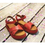 Inuovo női szandál-A96004 Raspberry