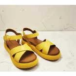 Inuovo női szandál-A96004 Yellow