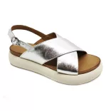 Inuovo női szandál-A96005 Silver
