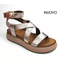 Inuovo női szandál-A96045 Metal-rose