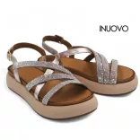 Inuovo női szandál-A96051 Metal-rose