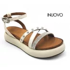 Inuovo női szandál-A96052 Crema