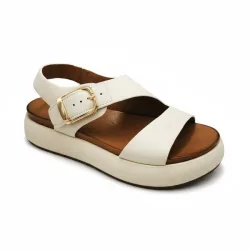 Inuovo női szandál-A96064 Crema