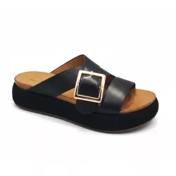 Inuovo női papucs-A96065 Black