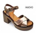 Inuovo női szandál-A97001 Metal-ash