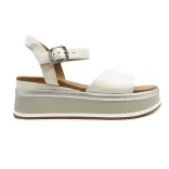 Inuovo női szandál-A98007 CreamS24
