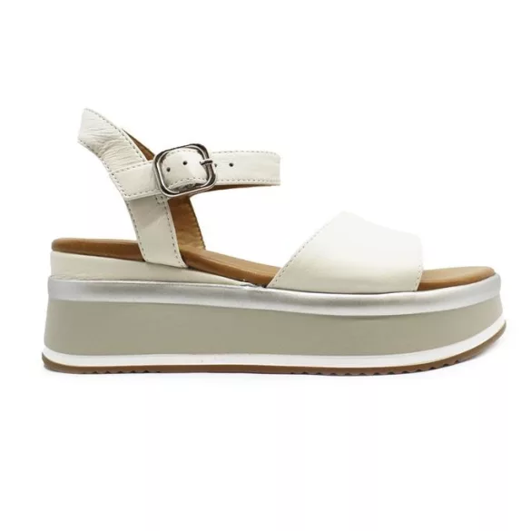 Inuovo női szandál-A98007 CreamS24
