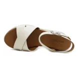 Inuovo női szandál-A98008 CreamS24