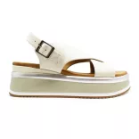 Inuovo női szandál-A98009 CreamS24