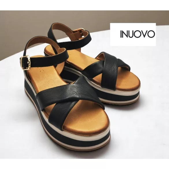 Inuovo női szandál-A98018 Black