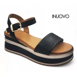 Inuovo női szandál-A98019 Black