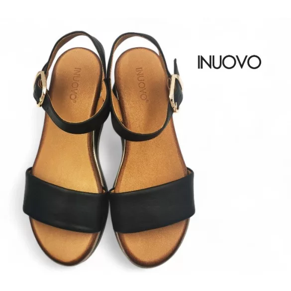 Inuovo női szandál-A98019 Black
